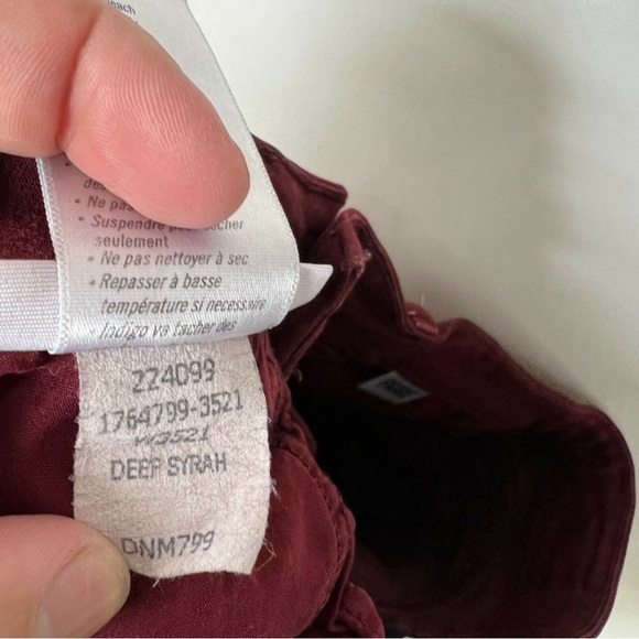 Paige Verdugo Ankle Skinny Jeans Deep Syrah Stretch Denim Low Rise Women Size 27 - Picture 7 of 7